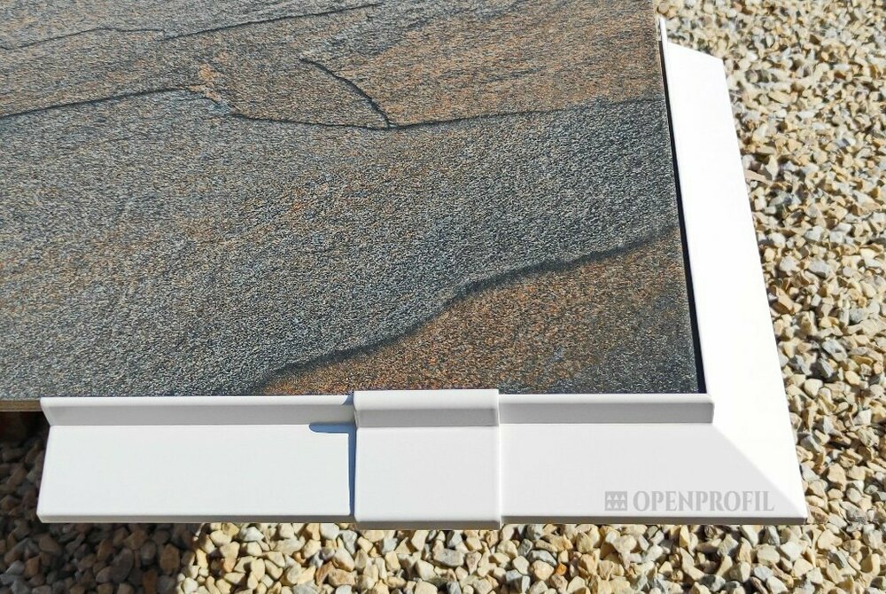 алюминиевый капельник отлив на балкон открытую террасу под плитку угол 90 градусов белый цвет.jpg