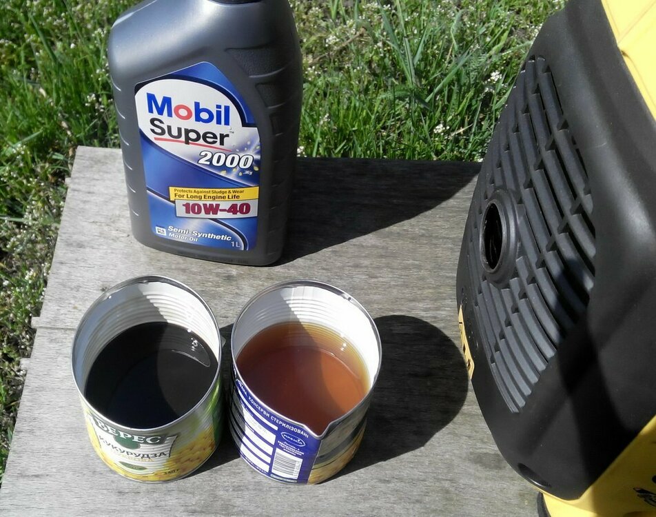 Kipor IG770 - 02-замена масла.jpg