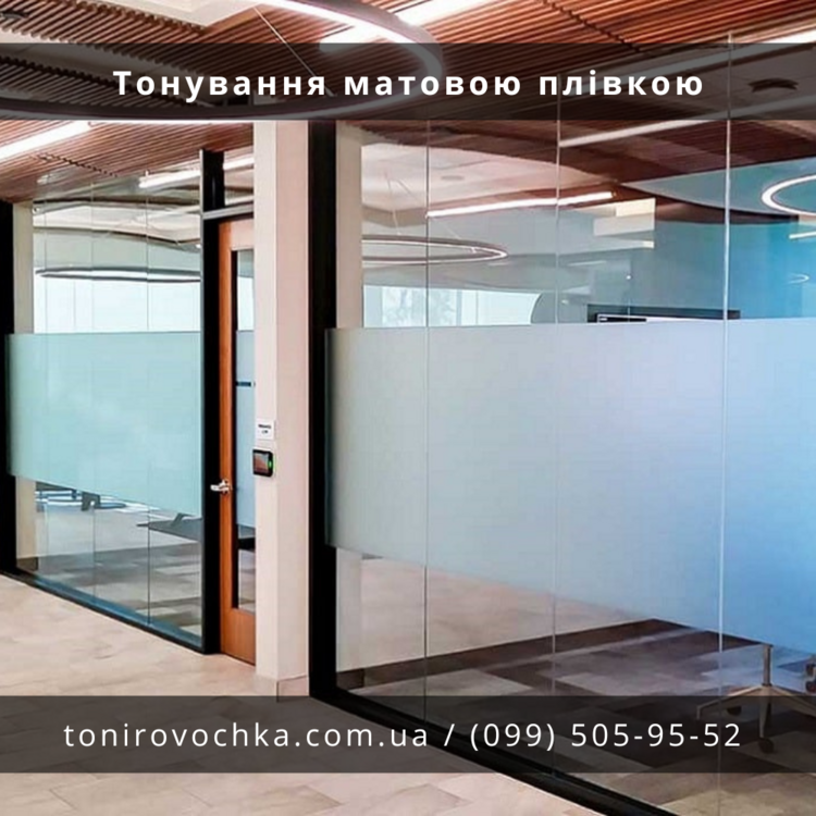 Тонування матовою плівкою перегородок.png
